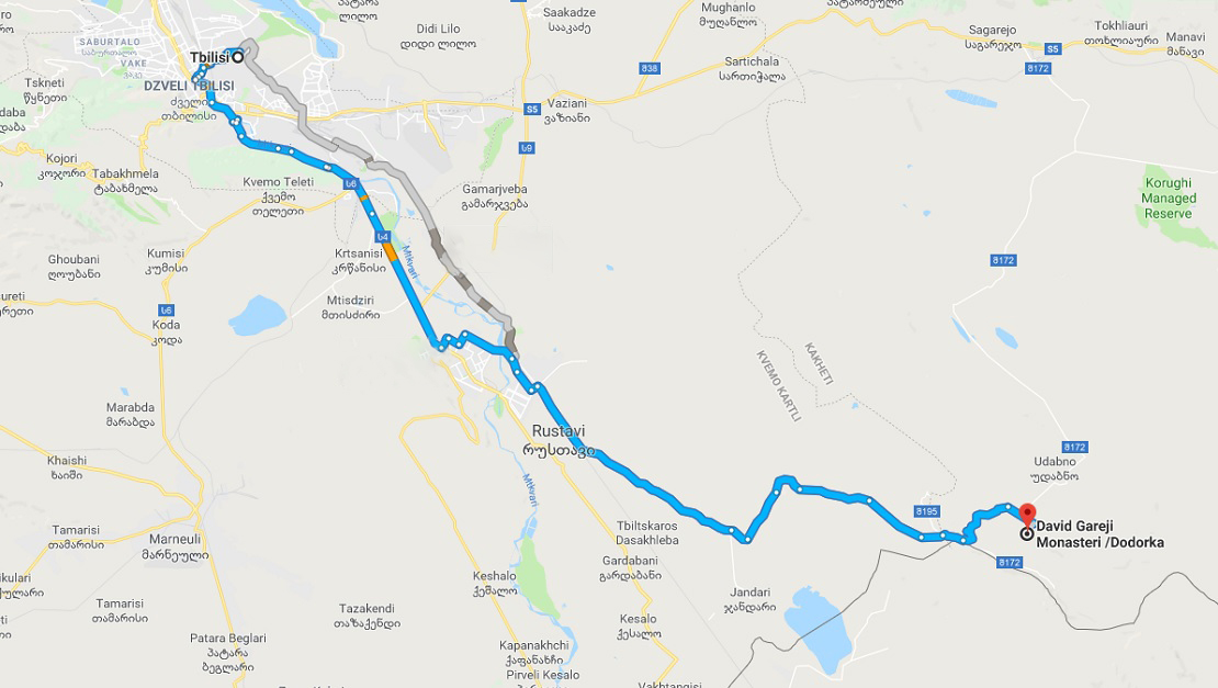 Экскурсия в монастырь Давид-Гареджи из Тбилиси
