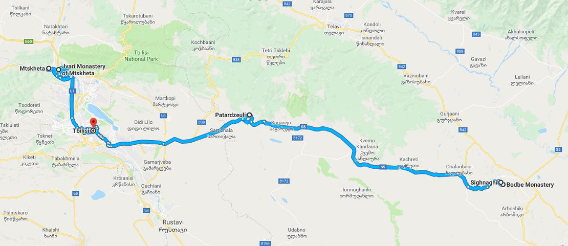 Тур в Грузию на 5 дней