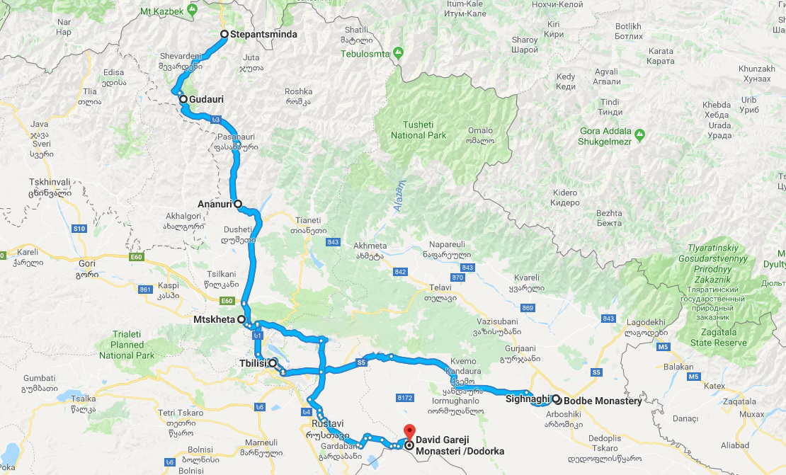 Тур в Грузию на 8 дней